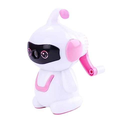 CLISPEED Robuster Handkurbel Bleistiftspitzer Roboterform für Schule Büro Praktischer und Langlebiger Kunststoff Anspitzer und Tragbar für Schüler und Junge Mädchen CLISPEED Robuster Handkurbel Bleistiftspitzer Roboterform für Schule Büro Praktischer und Langlebiger Kunststoff Anspitzer und Tragbar für Schüler und Junge Mädchen von CLISPEED