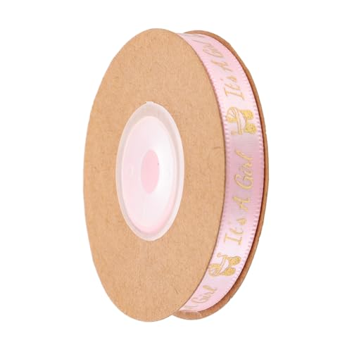 CLISPEED Rosa Satin Geschenkband für DIY Schleifen und Haarschmuck Geburtstagsgeschenke Bastelband zum Dekorieren von Geschenkverpackungen und Blumenarrangements von CLISPEED