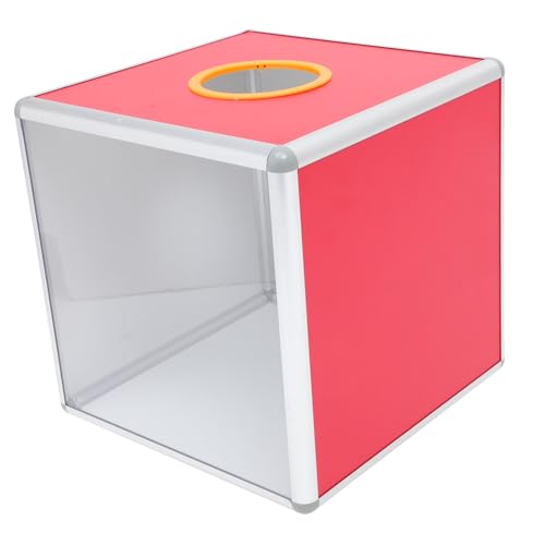 CLISPEED Rote Einseitig Transparente Lotteriebox aus Aluminiumlegierung Stabile Mehrzweck Spenden und Verlosungsbox für Partys Firmenevents und Fundraising Groß Langlebig Zufällige Farbe CLISPEED Rote Einseitig Transparente Lotteriebox aus Aluminiumlegierung Stabile Mehrzweck Spenden und Verlosungsbox für Partys Firmenevents und Fundraising Groß Langlebig Zufällige Farbe von CLISPEED