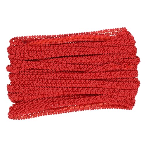 CLISPEED Roter Polyester Spitzenbesatz Wellenförmiger Bortenbesatz Dekorative Gardinen und Möbelverzierung für Nähen DIY Heimdeko CLISPEED Roter Polyester Spitzenbesatz Wellenförmiger Bortenbesatz Dekorative Gardinen und Möbelverzierung für Nähen DIY Heimdeko von CLISPEED