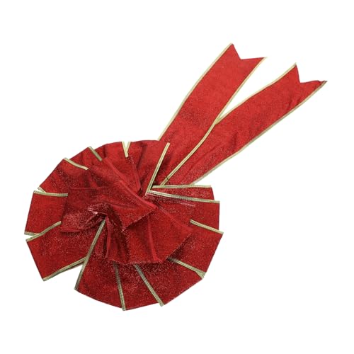 CLISPEED Roter Weihnachtsbogen für Baum Topper Treppen Dekoration Wanddeko Kranz Accessoire für Feste und Feiertage von CLISPEED