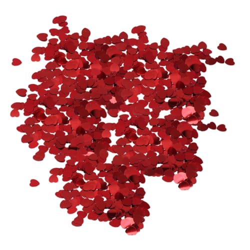 CLISPEED Rotes Herz Konfetti Für Hochzeiten Tischkonfetti Ornamente Für Hochzeitsfeiern Karneval Und Weihnachtsfeiern Herzform Deko CLISPEED Rotes Herz Konfetti Für Hochzeiten Tischkonfetti Ornamente Für Hochzeitsfeiern Karneval Und Weihnachtsfeiern Herzform Deko von CLISPEED