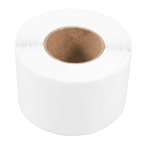 CLISPEED Runde Thermoetiketten Selbstklebend Wasser und Ölresistent Thermopapier Aufkleber für Thermodrucker Barcode Qr Code Druck Rollenschilder für Büro Küche Bad CLISPEED Runde Thermoetiketten Selbstklebend Wasser und Ölresistent Thermopapier Aufkleber für Thermodrucker Barcode Qr Code Druck Rollenschilder für Büro Küche Bad von CLISPEED