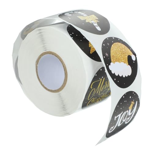 CLISPEED Runde Weihnachts Siegelaufkleber Selbstklebend mit Beschriftbarer Oberfläche Dekorative Geschenkverpackungsetiketten für Umschläge Tüten und Geschenkboxen Praktische CLISPEED Runde Weihnachts Siegelaufkleber Selbstklebend mit Beschriftbarer Oberfläche Dekorative Geschenkverpackungsetiketten für Umschläge Tüten und Geschenkboxen Praktische von CLISPEED