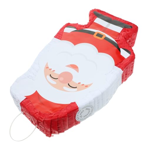 CLISPEED Santa Claus Pinata Weihnachtsdeko Papier Piñata Partyspiel Fotorequisite für Weihnachtsfeier Familienfest mit Traditionellem Weihnachtsmann Design CLISPEED Santa Claus Pinata Weihnachtsdeko Papier Piñata Partyspiel Fotorequisite für Weihnachtsfeier Familienfest mit Traditionellem Weihnachtsmann Design von CLISPEED