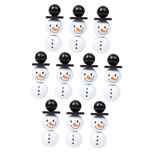 CLISPEED Schneemann Holzperlen Teilig und DIY Schmuckperlen für Armbänder Weihnachtsdeko Bastelzubehör Geschenkidee für Handarbeit und Partydekoration CLISPEED Schneemann Holzperlen Teilig und DIY Schmuckperlen für Armbänder Weihnachtsdeko Bastelzubehör Geschenkidee für Handarbeit und Partydekoration von CLISPEED