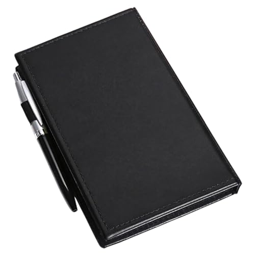 CLISPEED Selbstklebende Memo Pads mit Farbigen Haftnotizen Tragbare Notizblöcke für Büro und Schule PU Notizhalter Langlebige Klebezettel für To Do Listen und Erinnerungen von CLISPEED