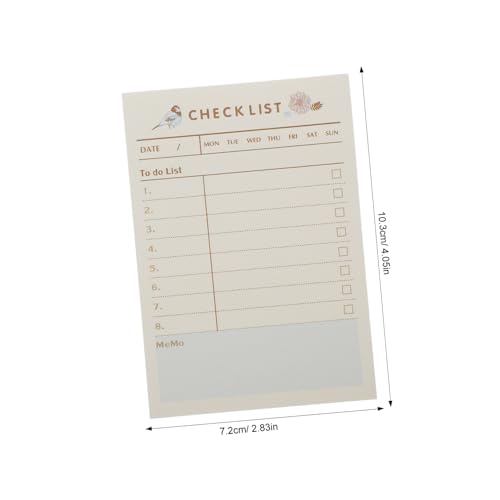 CLISPEED Selbstklebende Notizblöcke Kleine Haftnotizen für To Do Listen und Tägliche Planung Multifunktionale Memo Pads Tragbar für Bürobedarf und Schreibwaren für Aufgabenmanagement und CLISPEED Selbstklebende Notizblöcke Kleine Haftnotizen für To Do Listen und Tägliche Planung Multifunktionale Memo Pads Tragbar für Bürobedarf und Schreibwaren für Aufgabenmanagement und von CLISPEED