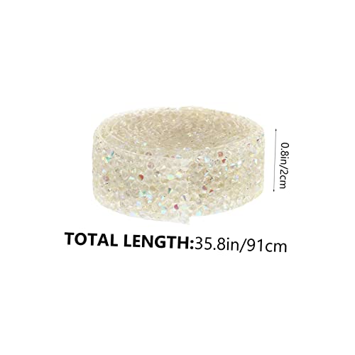 CLISPEED Selbstklebendes Strassband Transparent Weiß Resin Schmuckband zum Basteln DIY Glitzernde Dekoration für Kleidung Autos Geschenke und Handyzubehör Zuschneidbar Langlebig nicht CLISPEED Selbstklebendes Strassband Transparent Weiß Resin Schmuckband zum Basteln DIY Glitzernde Dekoration für Kleidung Autos Geschenke und Handyzubehör Zuschneidbar Langlebig nicht von CLISPEED