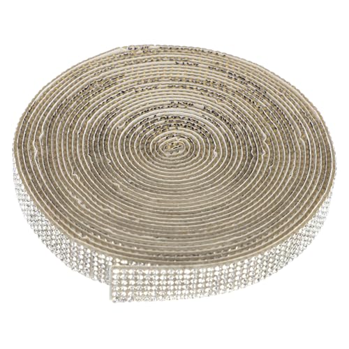 CLISPEED Selbstklebendes Strassband Yards Glitzersteine Basteln Kristall Banding Ribbon für DIY Handwerk Dekoration Hochzeit Accessoires CLISPEED Selbstklebendes Strassband Yards Glitzersteine Basteln Kristall Banding Ribbon für DIY Handwerk Dekoration Hochzeit Accessoires von CLISPEED