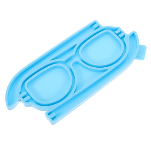 CLISPEED Silikon Gießform für Brillen Flexibles Epoxidharz Mold für Kreative Wanddekoration Diy Silikonformen für Kunstwerke und Einzigartige Bastelprojekte Blau von CLISPEED