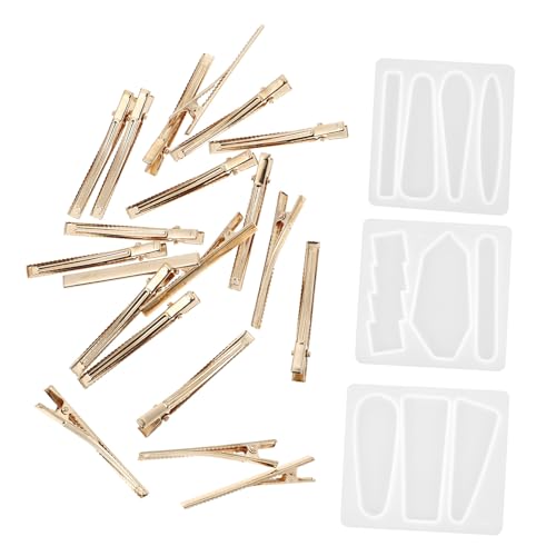 CLISPEED Silikon Hair Clip Mold für DIY Haarklammern Langlebige Reißfeste Epoxidharz Gießform Transparent Einfach zu Entformen Kreative Schmuckherstellung Zubehör für Haarspangen CLISPEED Silikon Hair Clip Mold für DIY Haarklammern Langlebige Reißfeste Epoxidharz Gießform Transparent Einfach zu Entformen Kreative Schmuckherstellung Zubehör für Haarspangen von CLISPEED