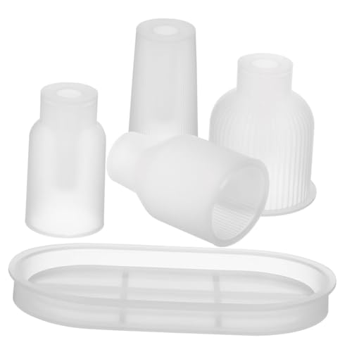 CLISPEED Silikon Vase Formen mit Vasen und Tray Flexibel Hitzebeständig für Epoxidharz DIY Blumentöpfe Tischdekoration CLISPEED Silikon Vase Formen mit Vasen und Tray Flexibel Hitzebeständig für Epoxidharz DIY Blumentöpfe Tischdekoration von CLISPEED