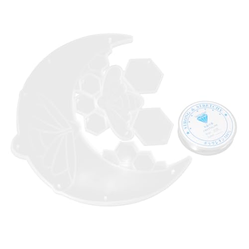 CLISPEED Silikonform Mond Biene Anhänger Flexibel Langlebig Wiederverwendbar Non stick Gießform für Epoxidharz DIY Kunstharz Schmuckherstellung Detailreiche Silikonform für Bastelprojekte CLISPEED Silikonform Mond Biene Anhänger Flexibel Langlebig Wiederverwendbar Non stick Gießform für Epoxidharz DIY Kunstharz Schmuckherstellung Detailreiche Silikonform für Bastelprojekte von CLISPEED