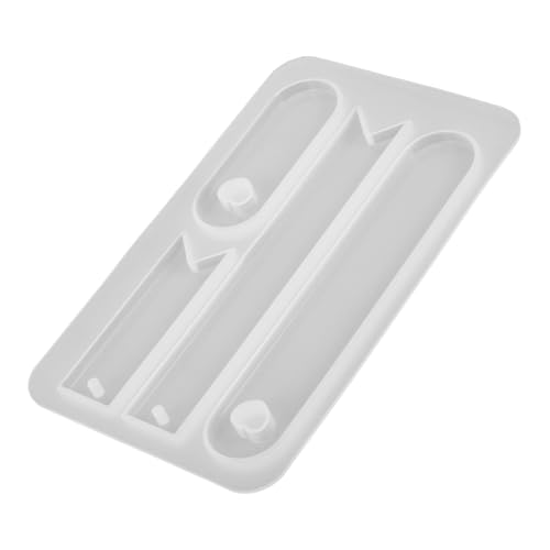 CLISPEED Silikonform für DIY Lesezeichen Gießform aus Sicherem Langlebigem Silikon mit Verschiedenen Formen für Individuelle Epoxidharz Bastelarbeiten und Einzigartige Buchzeichen von CLISPEED