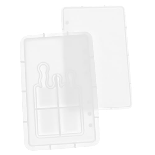 CLISPEED Silikonform für Epoxidharz DIY Bastelset Flexible Langlebige Silikonform Rechteckig Wiederverwendbar Dekorativ für Notizbuchhüllen Praktisches Ice Craft Mold CLISPEED Silikonform für Epoxidharz DIY Bastelset Flexible Langlebige Silikonform Rechteckig Wiederverwendbar Dekorativ für Notizbuchhüllen Praktisches Ice Craft Mold von CLISPEED