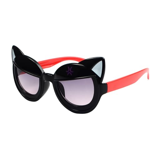 CLISPEED Sonnenbrille mit Katzenohren Lustige Partybrille Leichtes Robustes Design Einzigartiges Cosplay Accessoire Farblich Sortiert für Tanz und Fasching Zufällige Farbe von CLISPEED