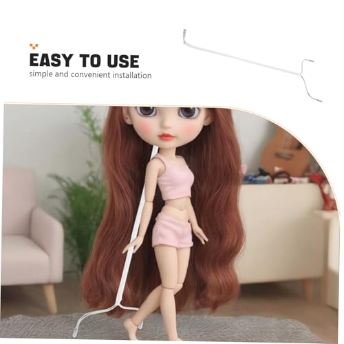 CLISPEED Stabiler Puppenständer aus rutschfeste Unsichtbare Halterung für Stoffpuppen Multifunktional für Indoor Doll Display Sicherer Halter für Sammlerfiguren und Puppenzubehör von CLISPEED