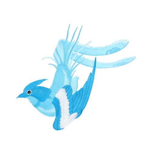 CLISPEED Stickerei Applikation Vogel Patch DIY Aufnäher für Kleidung Heiß Schmelzender Sticker für Kostümzubehör und Dekoration für Reparaturen und Kreative Projekte von CLISPEED