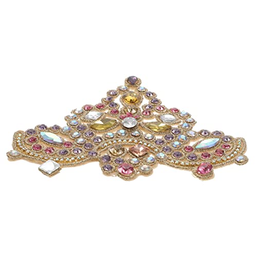 CLISPEED Strass Applikation zum Aufbügeln Glitzernde Dekorative Patches für Kleidung Schuhe Bastelprojekte mit Heißem Schmelzkleber für Kreative DIY Ideen CLISPEED Strass Applikation zum Aufbügeln Glitzernde Dekorative Patches für Kleidung Schuhe Bastelprojekte mit Heißem Schmelzkleber für Kreative DIY Ideen von CLISPEED