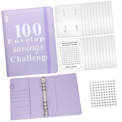 CLISPEED Tage Sparbuch mit Umschlägen Kompakter Cash Budget Binder mit Elastischem Verschluss Moderner Money Organizer und Financial Planner für Einfache Geldverwaltung und Sparziele CLISPEED Tage Sparbuch mit Umschlägen Kompakter Cash Budget Binder mit Elastischem Verschluss Moderner Money Organizer und Financial Planner für Einfache Geldverwaltung und Sparziele von CLISPEED