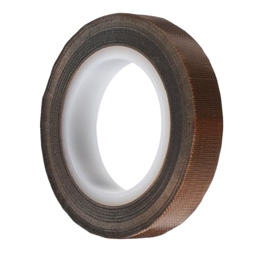 CLISPEED Teflonband Dichtungsstreifen Hochtemperaturbeständiges Klebeband Handvakuumierband Wärmeisolations-dichtungsmaschinenband Versiegelungsheizelement Dichtband Glasfaser Light Brown CLISPEED Teflonband Dichtungsstreifen Hochtemperaturbeständiges Klebeband Handvakuumierband Wärmeisolations-dichtungsmaschinenband Versiegelungsheizelement Dichtband Glasfaser Light Brown von CLISPEED