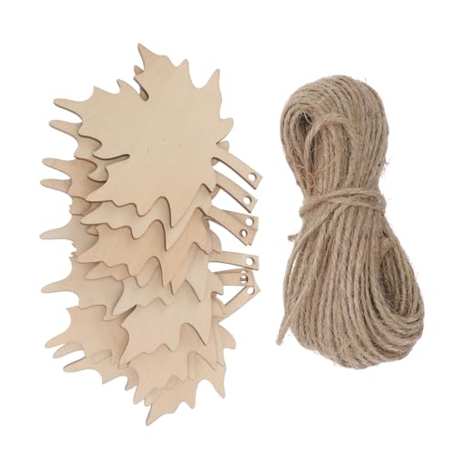 CLISPEED Teiliges Ahornblatt aus Naturholz mit Aufhängeschnüren DIY Bastelset für Dekorationen zum Bemalen und Beschriften Geeignet für Fenster Türen Garten und Wohnräume CLISPEED Teiliges Ahornblatt aus Naturholz mit Aufhängeschnüren DIY Bastelset für Dekorationen zum Bemalen und Beschriften Geeignet für Fenster Türen Garten und Wohnräume von CLISPEED
