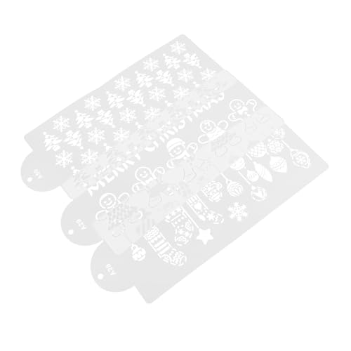 CLISPEED Teiliges Cake Stencils Kreative Tortendekorations Schablonen aus Lebensmittelechtem Material Glatte Oberfläche Praktische Backvorlagen für DIY Kuchen und Festliche CLISPEED Teiliges Cake Stencils Kreative Tortendekorations Schablonen aus Lebensmittelechtem Material Glatte Oberfläche Praktische Backvorlagen für DIY Kuchen und Festliche von CLISPEED