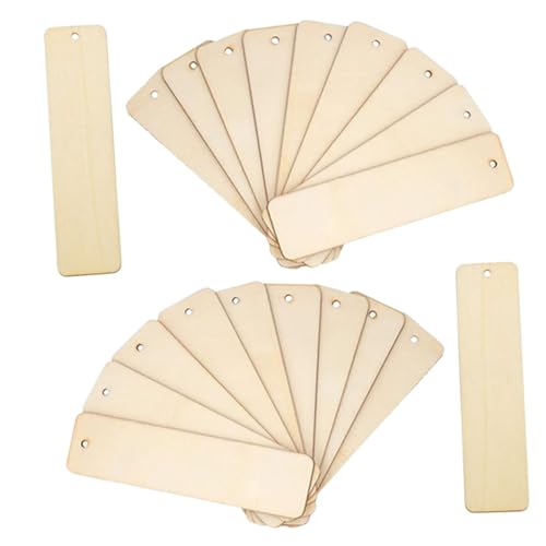 CLISPEED Teiliges Holz Lesezeichen Rohlinge Bemalen Basteln Dekorieren für DIY Schmuck Anhänger Schüler Zubehör CLISPEED Teiliges Holz Lesezeichen Rohlinge Bemalen Basteln Dekorieren für DIY Schmuck Anhänger Schüler Zubehör von CLISPEED