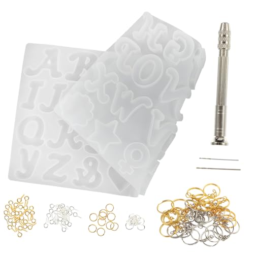 CLISPEED Teiliges Silikon Schlüsselanhänger Buchstaben Gießform für DIY Anhänger Schmuckherstellung Wiederverwendbare Epoxidharz Mold Leicht zu Reinigen und Kompakt für Einfache CLISPEED Teiliges Silikon Schlüsselanhänger Buchstaben Gießform für DIY Anhänger Schmuckherstellung Wiederverwendbare Epoxidharz Mold Leicht zu Reinigen und Kompakt für Einfache von CLISPEED