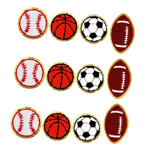 CLISPEED Teiliges Sport Bügelbilder Patches aus Polyester Bestickte Baseball Basketball Fußball Aufnäher zum Aufbügeln oder Nähen Farbecht Robust für DIY Kleidung Rucksäcke Schuhe Zubehör CLISPEED Teiliges Sport Bügelbilder Patches aus Polyester Bestickte Baseball Basketball Fußball Aufnäher zum Aufbügeln oder Nähen Farbecht Robust für DIY Kleidung Rucksäcke Schuhe Zubehör von CLISPEED
