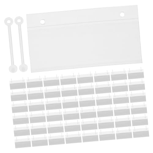 CLISPEED Teiliges Transparente Kunststoff etikettenhalter mit Schnappverschluss Stabile Preisschildhalter für Körbe und Metallregale Vielseitig Einsetzbar im Supermarkt Lager und CLISPEED Teiliges Transparente Kunststoff etikettenhalter mit Schnappverschluss Stabile Preisschildhalter für Körbe und Metallregale Vielseitig Einsetzbar im Supermarkt Lager und von CLISPEED