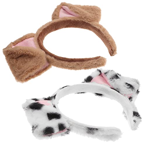 CLISPEED Tier Haarreif Für Lustige Kuh Und Hundekopfband Für Partys Kostüme Und Aufführungen Kreativer Kopfschmuck Für Mädchen Und Jungen von CLISPEED