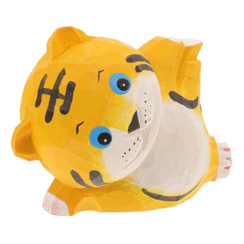 CLISPEED Tigerhandwerk zarte Tigerstatue Tiger Figur Tierdekoration Desktop-Tierstatue Tiger-Statue Tigerfiguren als Heimdekoration Mini-Tiger-Figur Tigerfigur aus Holz Holzfiguren hölzern CLISPEED Tigerhandwerk zarte Tigerstatue Tiger Figur Tierdekoration Desktop-Tierstatue Tiger-Statue Tigerfiguren als Heimdekoration Mini-Tiger-Figur Tigerfigur aus Holz Holzfiguren hölzern von CLISPEED