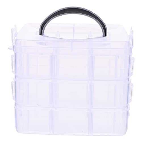 CLISPEED Transparente Aufbewahrungsbox für Washi Tape Lagiger Organizer aus Robustem Umweltfreundlichem Kunststoff Kratzfest und Langlebig zur DIY Dekoration und Papierbandlagerung von CLISPEED
