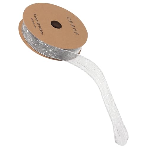 CLISPEED Transparente Organzaschleife mit Goldenem Stern Motiv Elegantes Dekoband für Geschenkverpackung DIY Bastelband Leichtes Vielseitiges Geschenkband für Party Festdeko CLISPEED Transparente Organzaschleife mit Goldenem Stern Motiv Elegantes Dekoband für Geschenkverpackung DIY Bastelband Leichtes Vielseitiges Geschenkband für Party Festdeko von CLISPEED