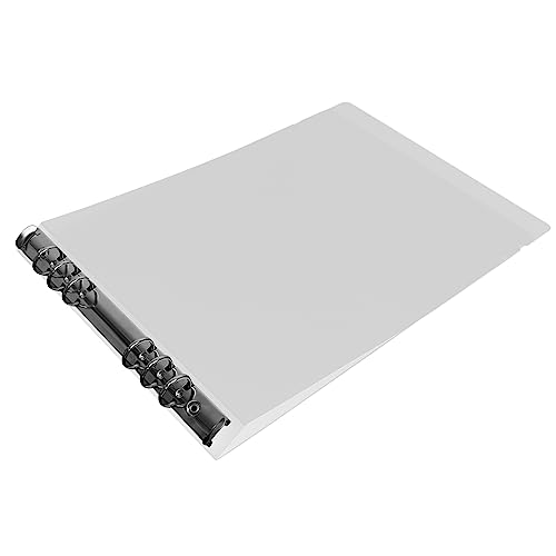 CLISPEED Transparente PP Ringbuch Hülle für Notizbuch Nachfüllbar Langlebig mit Praktischem Gummibandverschluss für Büro Schule und Scrapbooking CLISPEED Transparente PP Ringbuch Hülle für Notizbuch Nachfüllbar Langlebig mit Praktischem Gummibandverschluss für Büro Schule und Scrapbooking von CLISPEED