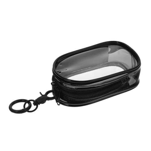 CLISPEED Transparente Puppen Display Tasche mit Schlüsselanhänger Tragbare PVC Aufbewahrung für Puppen und Accessoires Leicht und Langlebig von CLISPEED