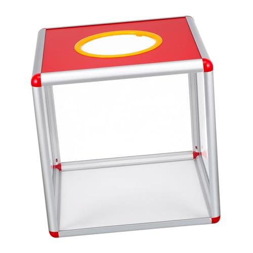 CLISPEED Transparente Raffle Box aus Aluminiumlegierung und MDF Leichte Tragbare Losbox für Lose Wahlurne Spendenbehälter Vielseitig Einsetzbar für Innen und Außenbereiche CLISPEED Transparente Raffle Box aus Aluminiumlegierung und MDF Leichte Tragbare Losbox für Lose Wahlurne Spendenbehälter Vielseitig Einsetzbar für Innen und Außenbereiche von CLISPEED