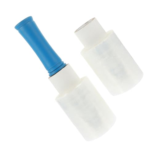 CLISPEED Transparente Stretchfolie mit Griff Handstretchfolie Verpackungsfolie für Möbel Umzug Lagerung Langlebig Reißfest Multifunktional für Sicheres Verpacken und Bündeln von CLISPEED
