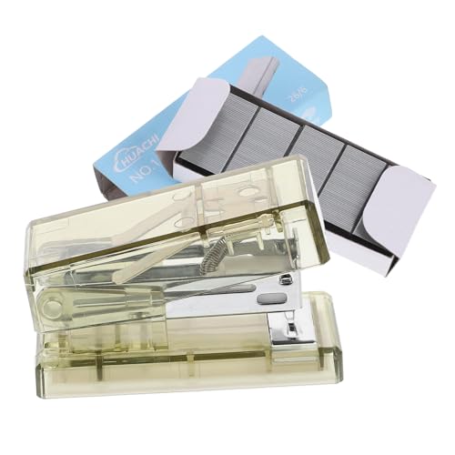 CLISPEED Transparenter Mini Heftgerät Kunststoff Handtacker Süßer Schreibtisch Hefter Für Schüler Bürobedarf Leicht Praktisch Langlebig Grün CLISPEED Transparenter Mini Heftgerät Kunststoff Handtacker Süßer Schreibtisch Hefter Für Schüler Bürobedarf Leicht Praktisch Langlebig Grün von CLISPEED