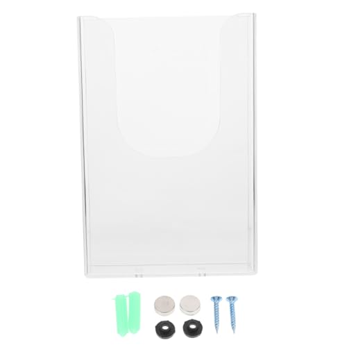 CLISPEED Transparenter Wandhalter für Dokumente Kunststoff Ablagefach Flexibler Büro organizer Moderner Design Aktenständer für Ordentliche Wandaufbewahrung von Prospekten und Unterlagen CLISPEED Transparenter Wandhalter für Dokumente Kunststoff Ablagefach Flexibler Büro organizer Moderner Design Aktenständer für Ordentliche Wandaufbewahrung von Prospekten und Unterlagen von CLISPEED