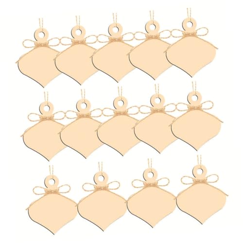 CLISPEED Unbehandelte Holzscheiben für Weihnachtsanhänger DIY Basteln Christbaumschmuck Holzstücke Blanko Vielseitig Bemalbar Geschenkdekoration CLISPEED Unbehandelte Holzscheiben für Weihnachtsanhänger DIY Basteln Christbaumschmuck Holzstücke Blanko Vielseitig Bemalbar Geschenkdekoration von CLISPEED