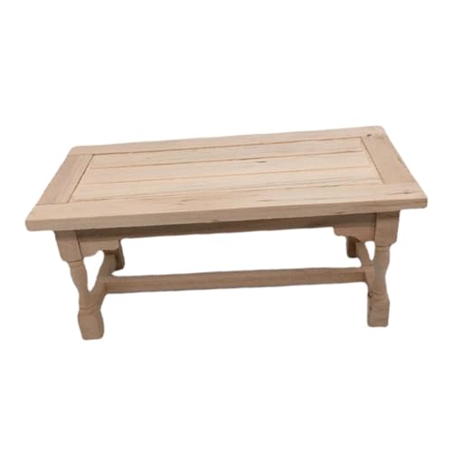 CLISPEED Unvollendeter Holz Tisch Maßstab für Spielzeugmöbel für Wohnaccessoires CLISPEED Unvollendeter Holz Tisch Maßstab für Spielzeugmöbel für Wohnaccessoires von CLISPEED