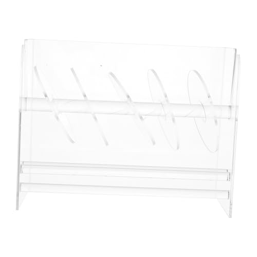 CLISPEED Verstellbarer Acryl Rollenhalter für Aufkleber und Etiketten Fächer Organizer für Büro Zuhause Schule Stabiler Transparenter Aufbewahrungsständer für Versandetiketten und Sticker CLISPEED Verstellbarer Acryl Rollenhalter für Aufkleber und Etiketten Fächer Organizer für Büro Zuhause Schule Stabiler Transparenter Aufbewahrungsständer für Versandetiketten und Sticker von CLISPEED