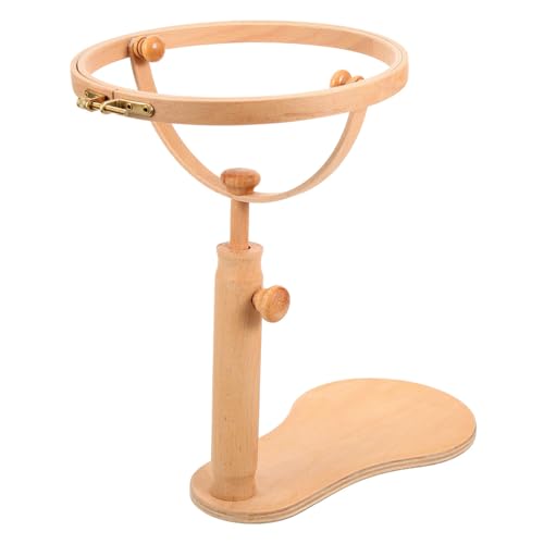 CLISPEED Verstellbarer Stickrahmenständer Holz für Kreuzstich und Handarbeiten Drehbar Optimal für Anfänger und Profis Ergonomisch und Installieren CLISPEED Verstellbarer Stickrahmenständer Holz für Kreuzstich und Handarbeiten Drehbar Optimal für Anfänger und Profis Ergonomisch und Installieren von CLISPEED
