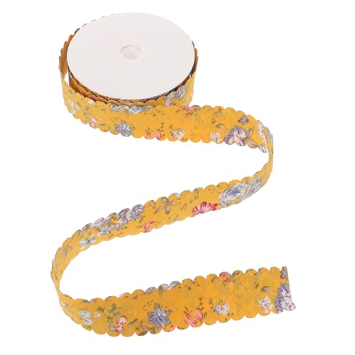 CLISPEED Vintage Blumenband Breites Gesticktes Frühlingsband mit Gewelltem Rand Diy Haarschleifen Hüte und Accessoires für Kreative Projekte Yards CLISPEED Vintage Blumenband Breites Gesticktes Frühlingsband mit Gewelltem Rand Diy Haarschleifen Hüte und Accessoires für Kreative Projekte Yards von CLISPEED