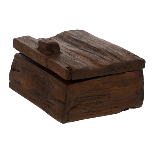 CLISPEED Vintage Holz Aufbewahrungsbox Langlebige Schmuckschatulle mit Ausreichend Stauraum für Schmuck und Kleinteile Dekorative Holzkiste für Zuhause und Büro CLISPEED Vintage Holz Aufbewahrungsbox Langlebige Schmuckschatulle mit Ausreichend Stauraum für Schmuck und Kleinteile Dekorative Holzkiste für Zuhause und Büro von CLISPEED