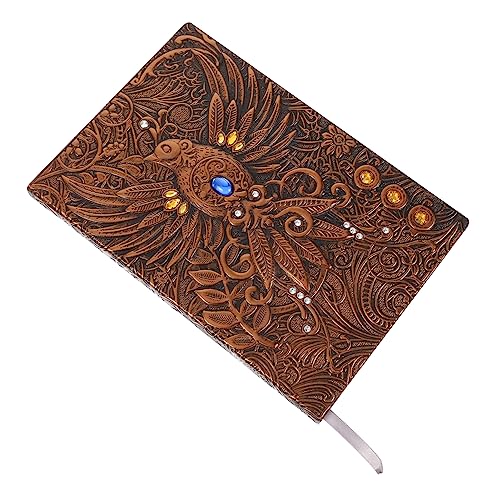 CLISPEED Vintage Notizbuch mit Geprägtem Hardcover Notizblock für DIY Scrapbook Perfektes für Schule und Büro CLISPEED Vintage Notizbuch mit Geprägtem Hardcover Notizblock für DIY Scrapbook Perfektes für Schule und Büro von CLISPEED