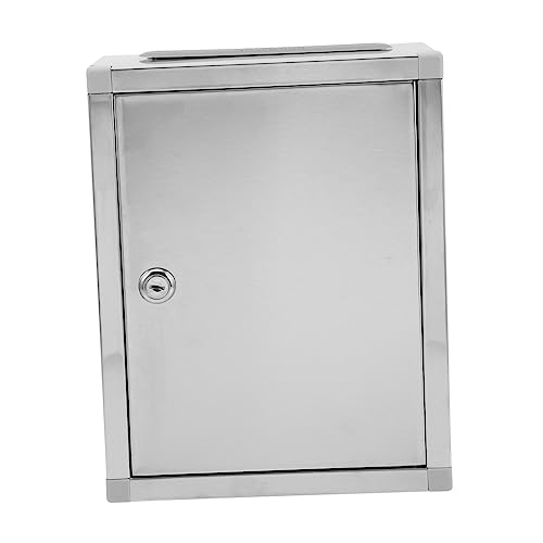 CLISPEED Vorschlagsbox mit Schloss Große Kapazität Abschließbare Beschwerde und Meldebox für Büro und Orte Wandmontage Robust und Sicher CLISPEED Vorschlagsbox mit Schloss Große Kapazität Abschließbare Beschwerde und Meldebox für Büro und Orte Wandmontage Robust und Sicher von CLISPEED